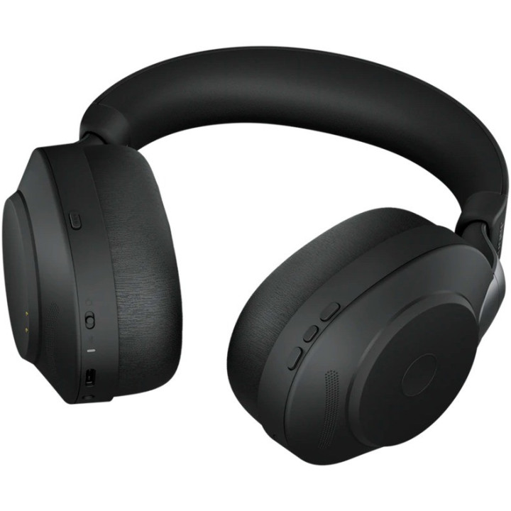Слушалки Jabra Evolve2 85 MS Stereo, безжични, USB-A адаптер Link380, черни - 28599-999-999 - 3