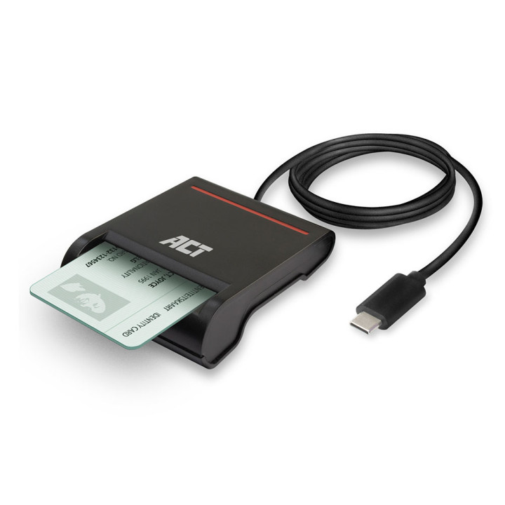 Четец за смарт карти ACT AC6020, USB-C, eID подкрепа - AC6020 - 4