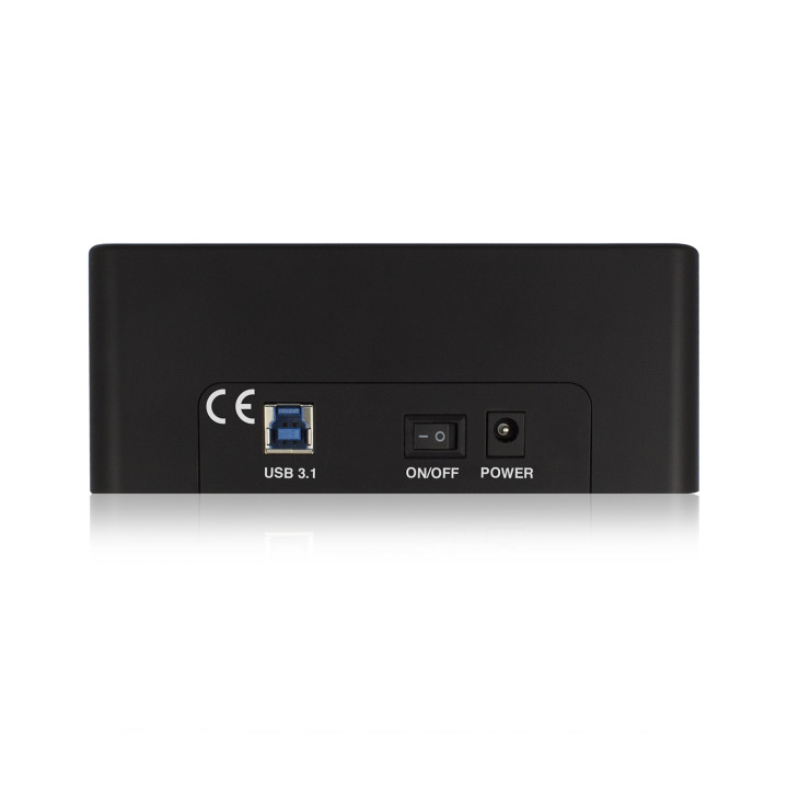 Докинг станция за дискове Ewent EW7014, двойна за 2.5"/3.5" SATA HDD/SSD, USB 3.2 Gen1 - 3