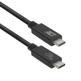 USB-C кабел ACT AC7431, USB4, 20Gbps, 240W, USB-IF сертифициран, 1m - AC7431 - 1