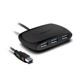 USB хъб Speedlink SNAPPY, 4 порта, USB 3.0 - SPL00059 - 1