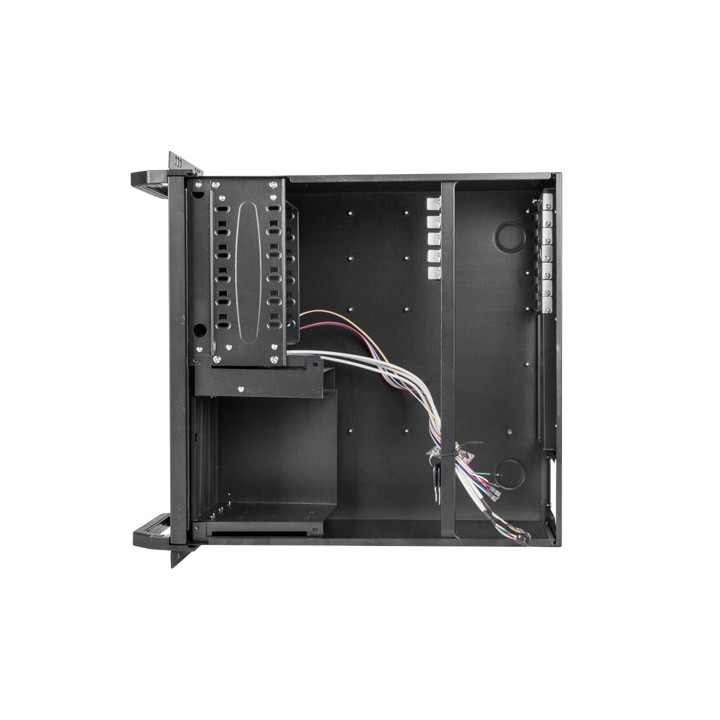Кутия за сървър Lanberg SC01-4504-08B, 19"/4U, ATX/Micro-ATX/Mini-ATX, 7x expansion slots, 2x80mm вентилатори - SC01-4504-08B - 