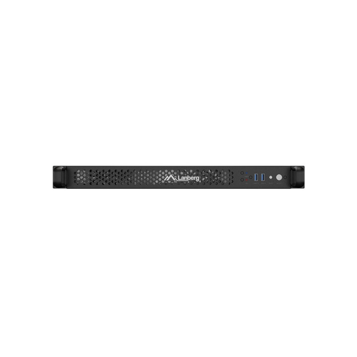 Кутия за сървър Lanberg Rackmount Server Chassis ITX 300/10, 19" 1U, 1x 3.5", 2x 2.5", 4x 40mm вентилатора - SC01-3001-10B - 3
