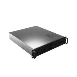 Кутия за сървър Lanberg Rackmount Server Chassis ATX 520/12, 19" 2U, 7 слота, 3x 80mm PWM - SC01-5202-12B - 1