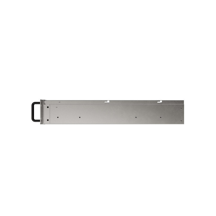 Кутия за сървър Lanberg Rackmount Server Chassis ATX 520/12, 19" 2U, 7 слота, 3x 80mm PWM - SC01-5202-12B - 4
