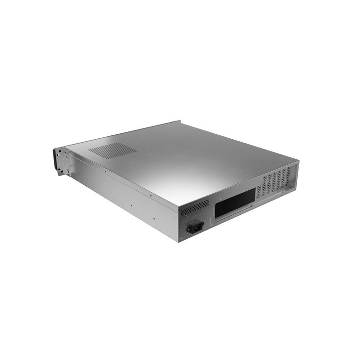 Кутия за сървър Lanberg Rackmount Server Chassis ATX 520/12, 19" 2U, 7 слота, 3x 80mm PWM - SC01-5202-12B - 6