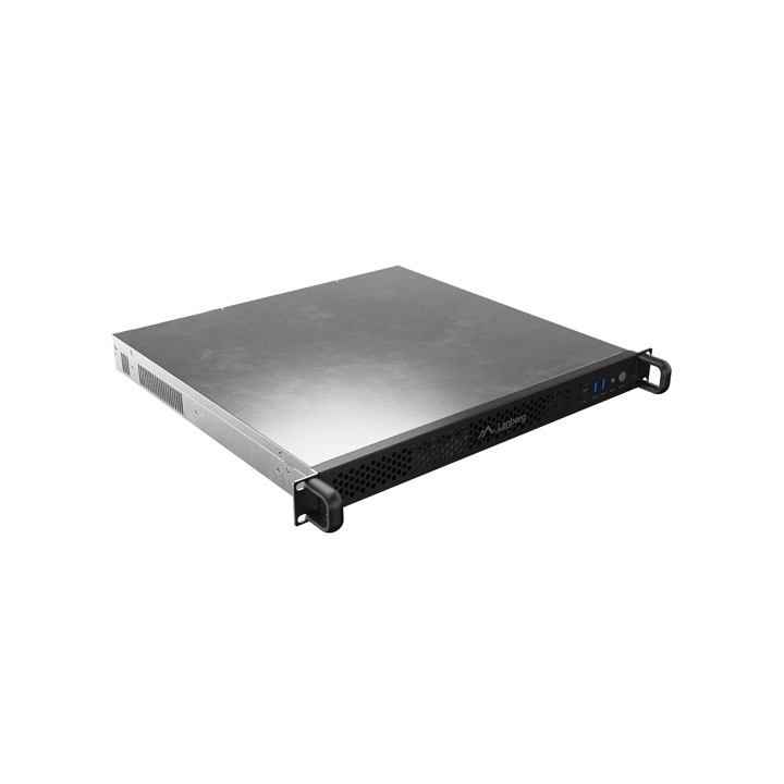 Кутия за сървър Lanberg Rackmount Server Chassis ATX 420/10, 19" 1U, ATX/Micro-ATX/ITX, 4x40mm вентилатора - SC01-4201-10B - 1