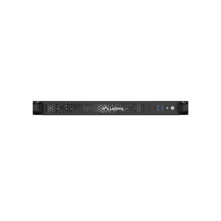 Кутия за сървър Lanberg Rackmount Server Chassis ATX 420/10, 19" 1U, ATX/Micro-ATX/ITX, 4x40mm вентилатора - SC01-4201-10B - 3
