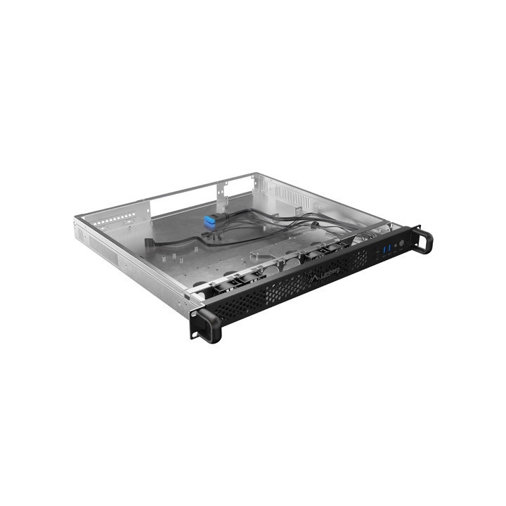 Кутия за сървър Lanberg Rackmount Server Chassis ATX 420/10, 19" 1U, ATX/Micro-ATX/ITX, 4x40mm вентилатора - SC01-4201-10B - 5