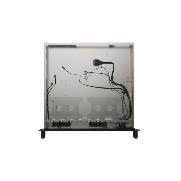 Кутия за сървър Lanberg Rackmount Server Chassis ATX 420/10, 19" 1U, ATX/Micro-ATX/ITX, 4x40mm вентилатора - SC01-4201-10B - 7
