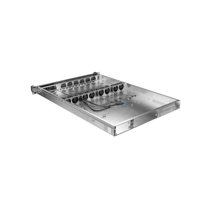 Кутия за сървър Lanberg Rackmount Server Chassis E-ATX, 19" 1U, 4x3.5" + 5x2.5" bay, 8x40mm вентилатора - SC01-6501-12B - 6