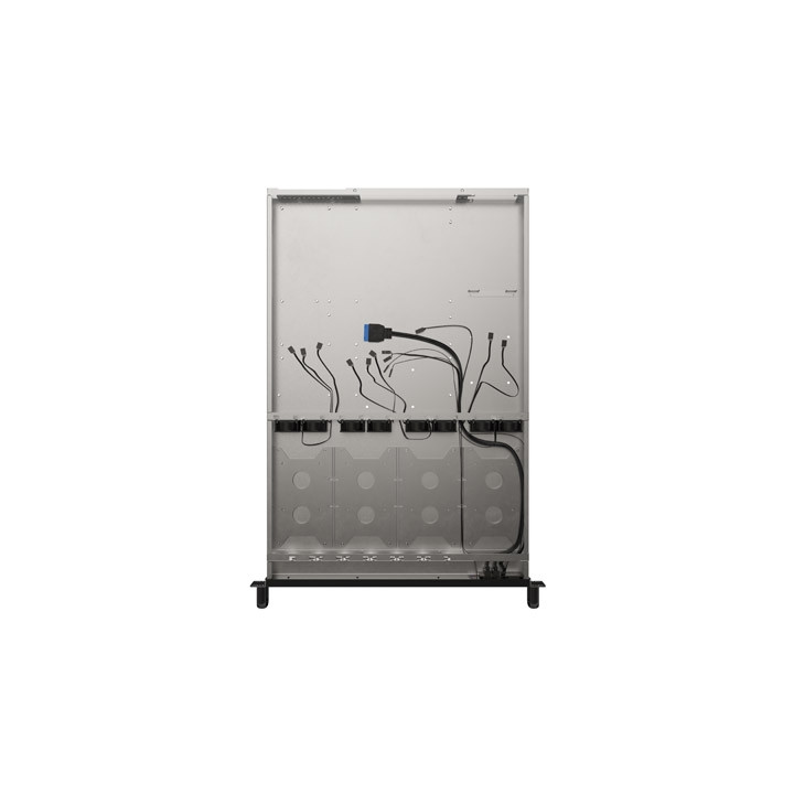 Кутия за сървър Lanberg Rackmount Server Chassis E-ATX, 19" 1U, 4x3.5" + 5x2.5" bay, 8x40mm вентилатора - SC01-6501-12B - 7