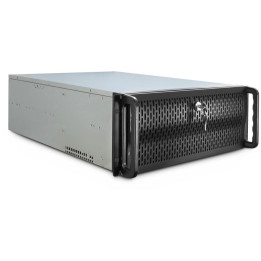 Кутия за сървър Inter-Tech 4U-4129L, 4U Rack/Tower, ATX/mATX/Mini-ITX, 7 слота, черна - INTER-TECH-CASE-4U-4129L - 1