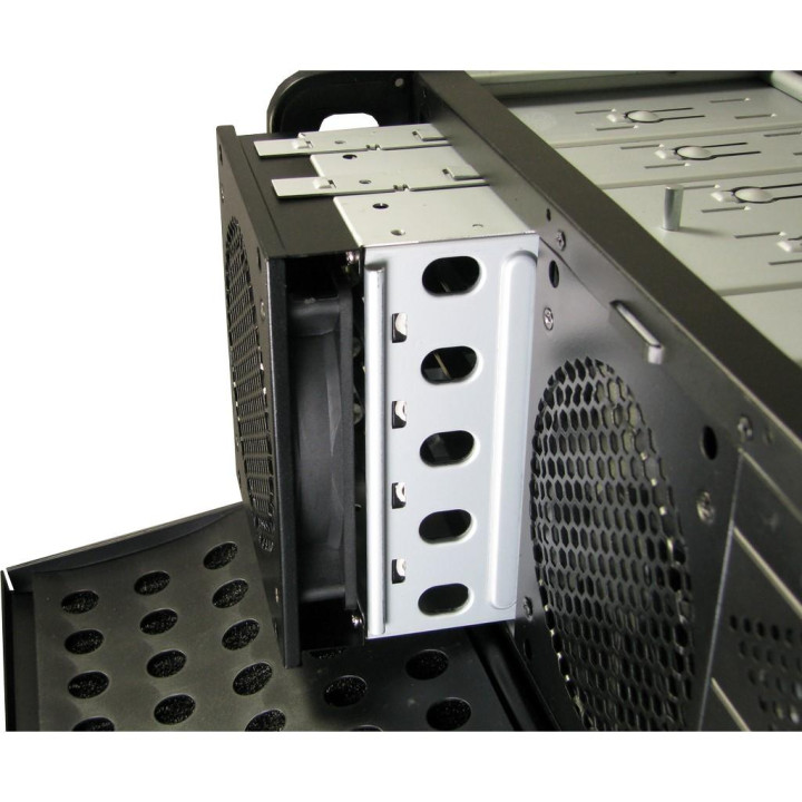 Кутия за сървър Inter-Tech 4U-4129L, 4U Rack/Tower, ATX/mATX/Mini-ITX, 7 слота, черна - INTER-TECH-CASE-4U-4129L - 7