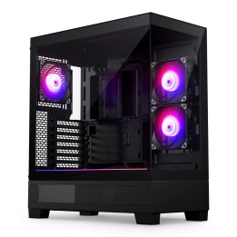 Кутия за компютър Phanteks XT View, Middle Tower, ATX/E-ATX, Tempered Glass, 3x D-RGB вентилатора - PH-XT523V1_DBK01 - 1