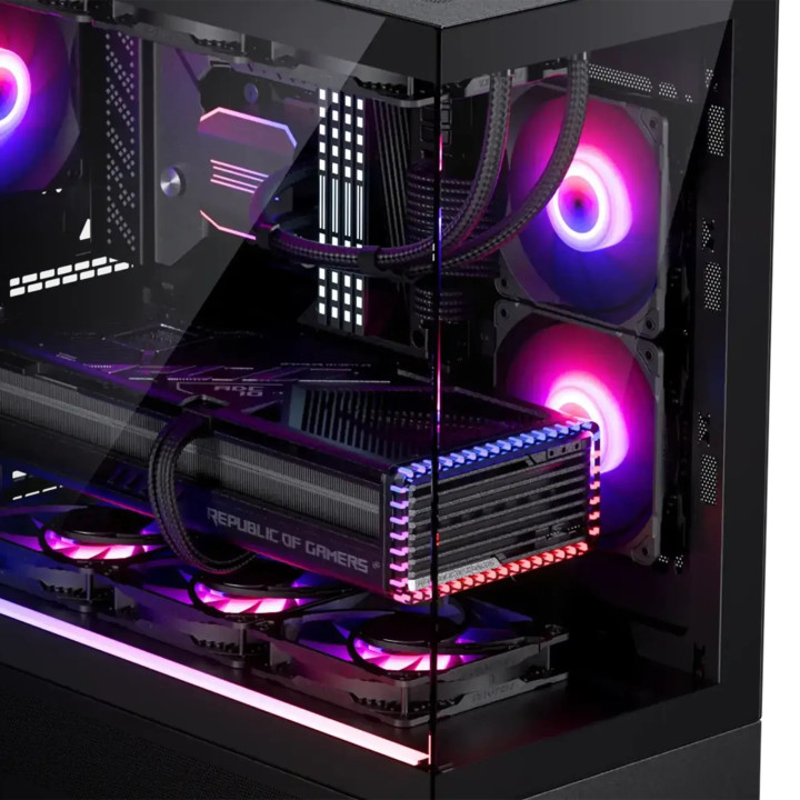 Кутия за компютър Phanteks XT View, Middle Tower, ATX/E-ATX, Tempered Glass, 3x D-RGB вентилатора - PH-XT523V1_DBK01 - 7