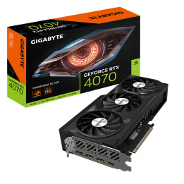 Видео карта Gigabyte GeForce RTX 4070 WINDFORCE OC 12GB GDDR6X - GV-N4070WF3OC-12GD