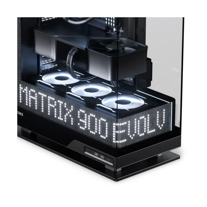 Кутия за компютър Phanteks Evolv X2, E-ATX, Tempered Glass, RGB Matrix Display - PH-ES524XM_DBK01 - 10