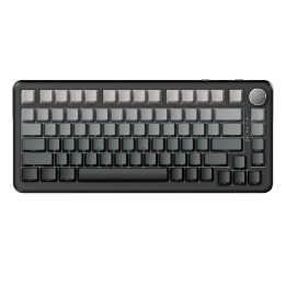 Безжична геймърска механична клавиатура Ajazz AK820 MAX, 75%, White Birch Linear суичове, PBT капачки, RGB подсветка, Triple Mod