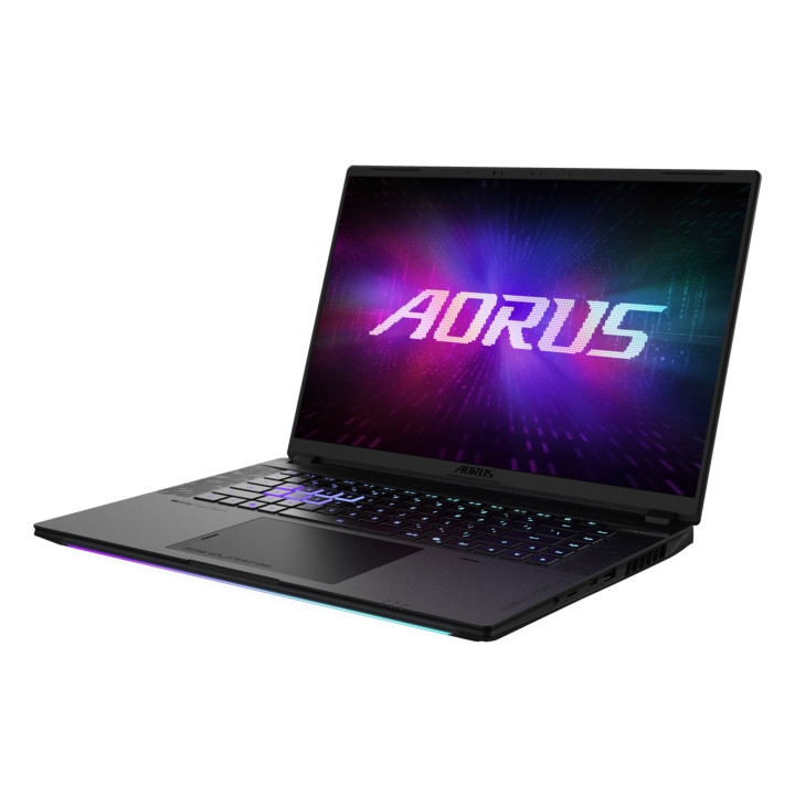 Лаптоп GIGABYTE AORUS MASTER 16 6YJ, 16" WQXGA OLED 240Hz, Ryzen 9 9950HX3D, RTX 5080 16GB, 32GB DDR5, 1TB SSD, Windows 11 Pro -
