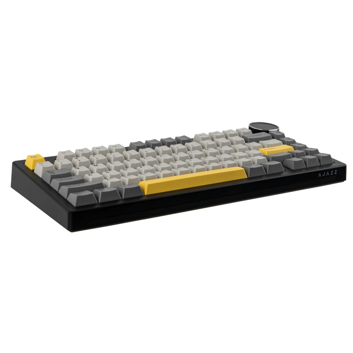 Механична геймърска клавиатура Ajazz AK820 V2, 75%, Arctic Isle Magnetic Switch (Linear), RGB подсветка, 82 клавиша - AK820-V2-A