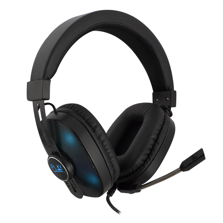 Жични геймърски слушалки Ewent Play PL3321 с RGB подсветка за PC и конзоли - PL3321 - 1