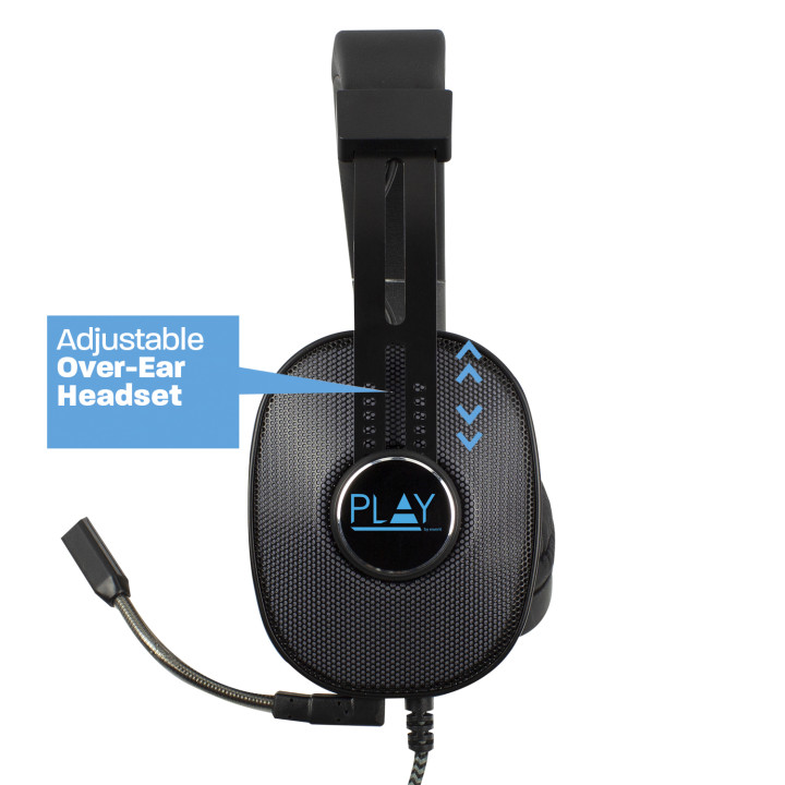Жични геймърски слушалки Ewent Play PL3321 с RGB подсветка за PC и конзоли - PL3321 - 4