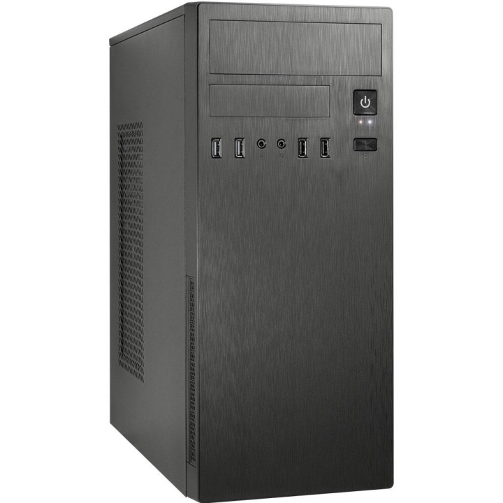 Кутия Inter-Tech IT-2812, Mid-Tower, ATX/Micro-ATX/Mini-ITX, черна - 88881367 - 1