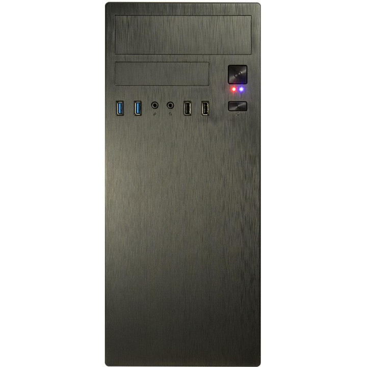 Кутия Inter-Tech IT-2812, Mid-Tower, ATX/Micro-ATX/Mini-ITX, черна - 88881367 - 2