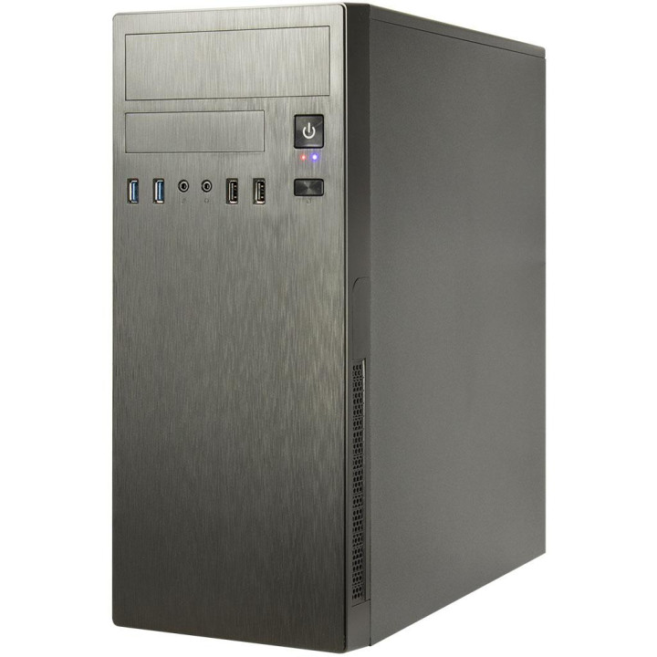 Кутия Inter-Tech IT-2812, Mid-Tower, ATX/Micro-ATX/Mini-ITX, черна - 88881367 - 3