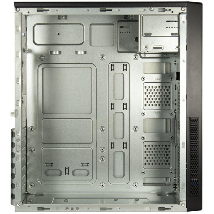 Кутия Inter-Tech IT-2812, Mid-Tower, ATX/Micro-ATX/Mini-ITX, черна - 88881367 - 5