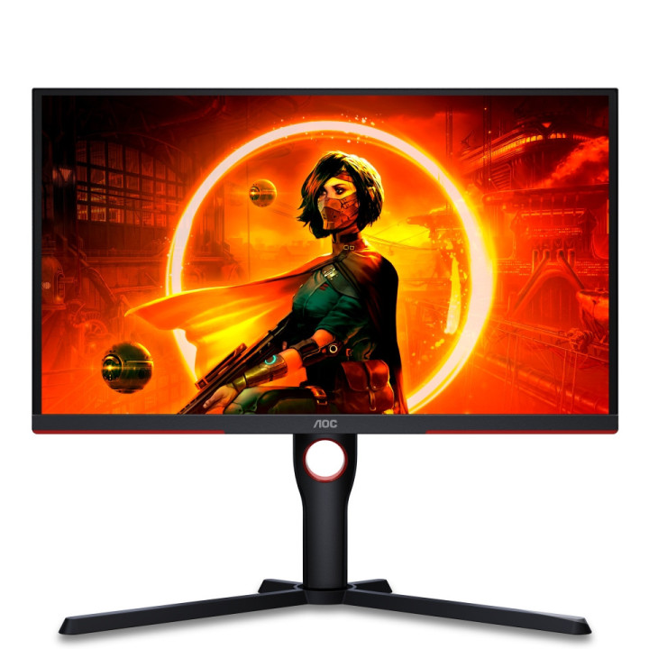 Монитор AOC 25G3ZM/BK, 24.5" VA WLED, 1920x1080 240Hz, 1ms GtG, 0.5ms MPRT, AdaptiveSync, Low Blue Light, HDMI, DP, USB hub