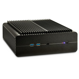 Кутия за компютър Inter-Tech Slim Tower Mini-ITX, 2x USB 3.0, без захранване - 88887372 - 1