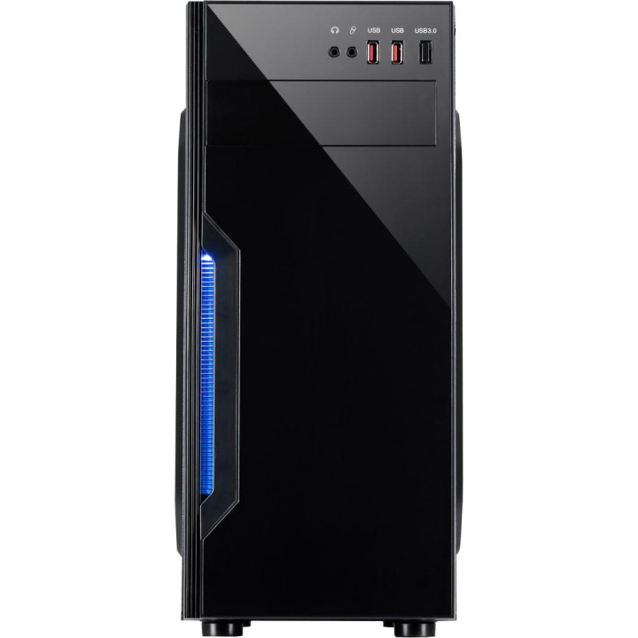 Кутия за компютър Inter-Tech B-42, Mid-Tower ATX, 2x USB 2.0, без захранване - 88881307 - 2