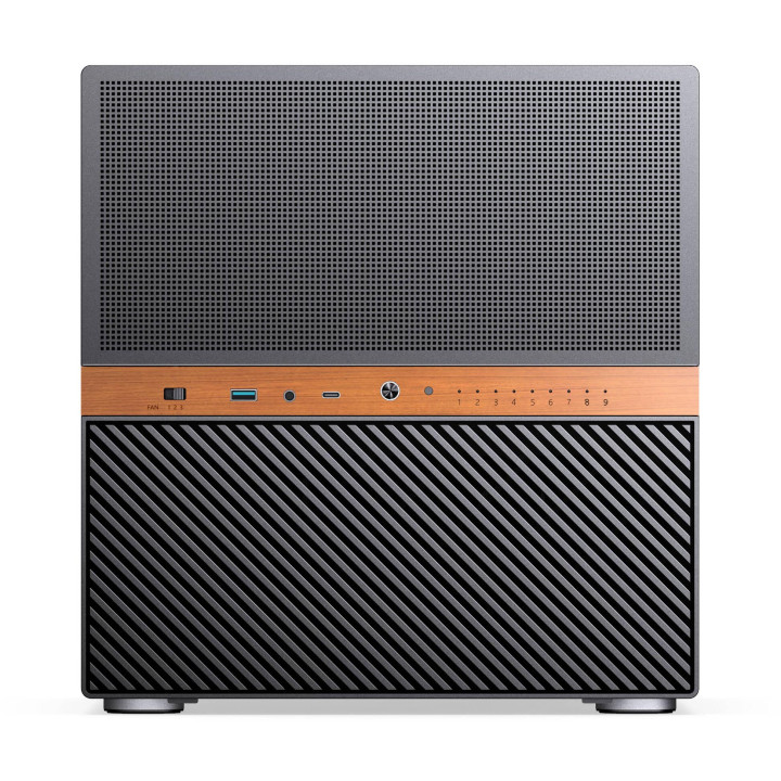 Кутия за компютър Jonsbo N6 NAS, Micro-ATX, Mini Tower, черна - GEJB-185 - 3