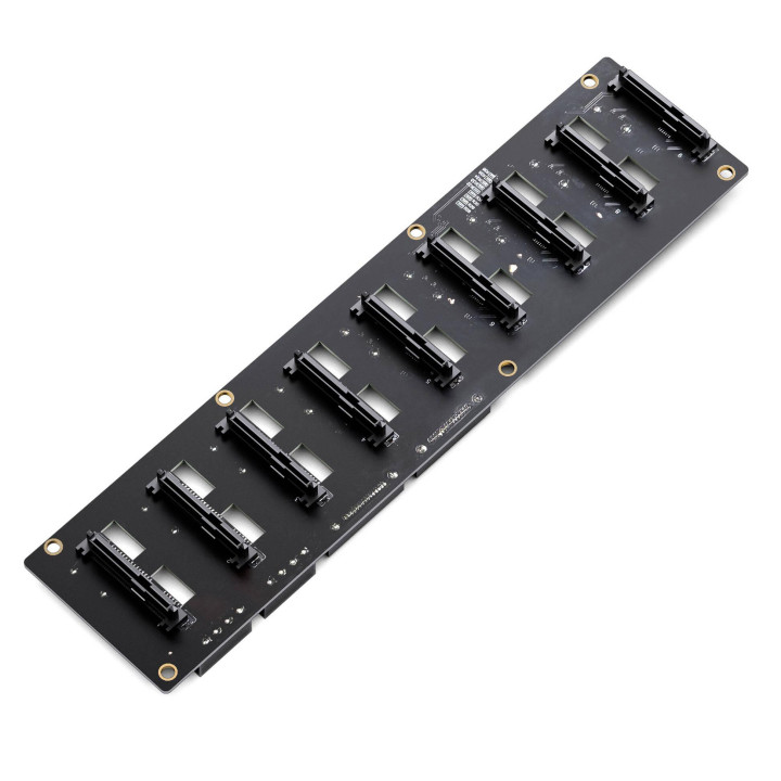 Кутия за компютър Jonsbo N6 NAS, Micro-ATX, Mini Tower, черна - GEJB-185 - 9