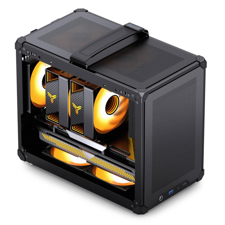 Кутия за компютър Jonsbo C6 MAX, Micro-ATX, Mini Tower, Black - GEJB-158 - 3