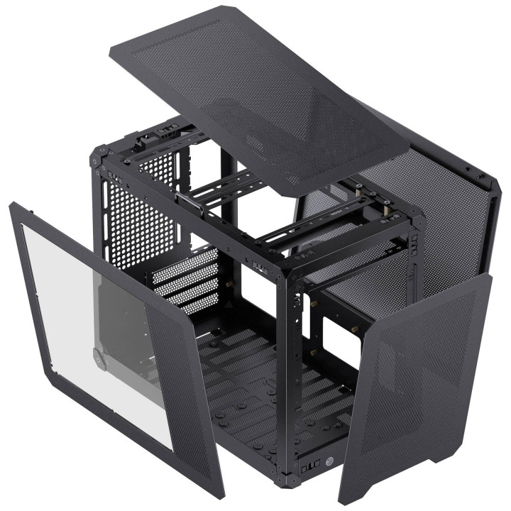 Кутия за компютър Jonsbo C6 MAX, Micro-ATX, Mini Tower, Black - GEJB-158 - 11