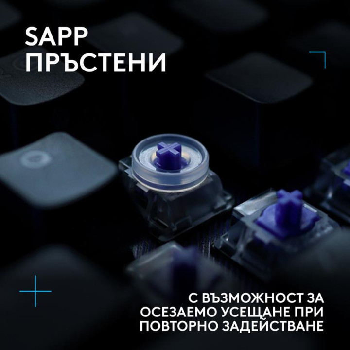 Геймърска механична клавиатура Logitech G512 X 98, Dual Swap Analog/Mechanical Switch, RGB подсветка - 920-013980 - 9
