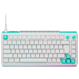 Механична геймърска клавиатура Logitech G512 X 75, Dual Swap Analog/Mechanical Switch, Tactile, RGB, USB, White - 920-013955 - 1