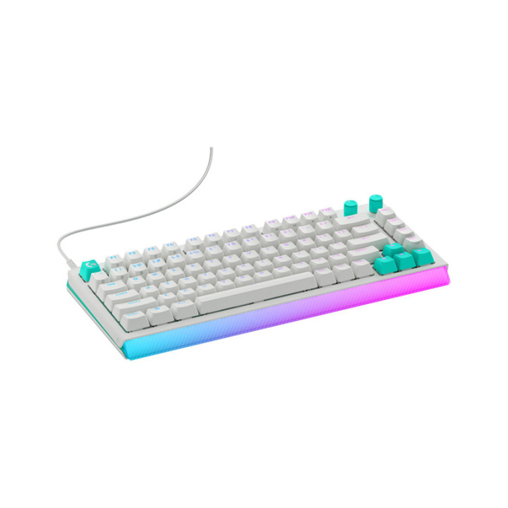 Механична геймърска клавиатура Logitech G512 X 75, Dual Swap Analog/Mechanical Switch, Tactile, RGB, USB, White - 920-013955 - 3