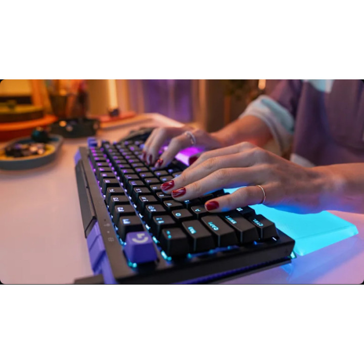 Механична геймърска клавиатура Logitech G512 X 75, Dual Swap Analog/Mechanical Switch, RGB подсветка - 920-013934 - 2
