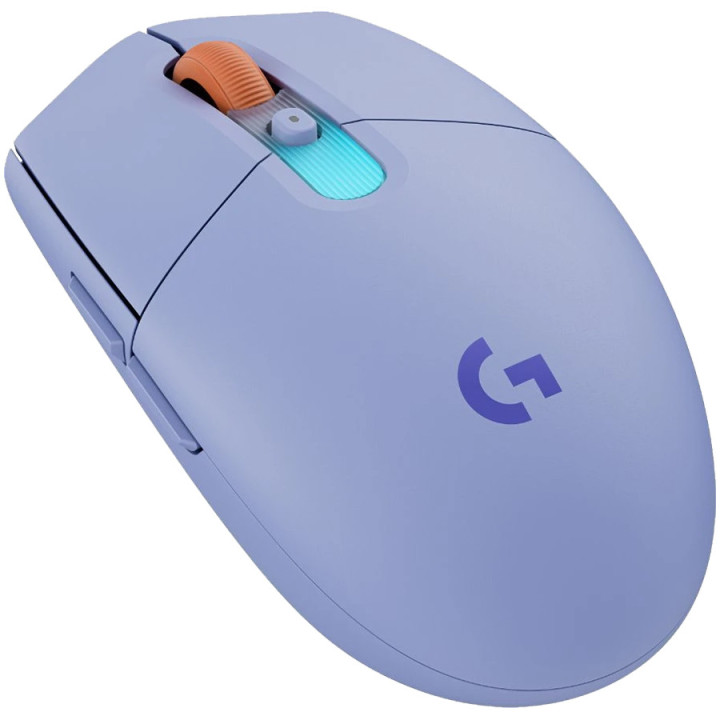Безжична геймърска мишка Logitech G305 X Superlight, 44000 dpi, Lilac - 910-007755 - 2