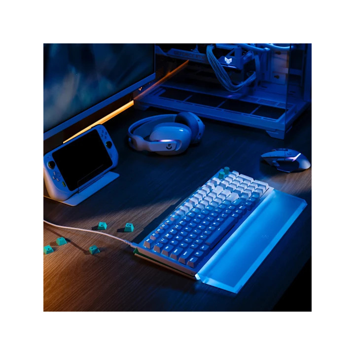 Геймърска механична клавиатура Logitech G512 X, 98%, Dual Swap Analog/Mechanical, RGB подсветка, USB, бяла - 920-014003 - 6