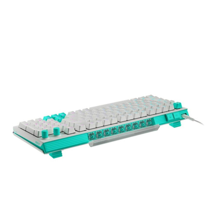 Геймърска механична клавиатура Logitech G512 X, 98%, Dual Swap Analog/Mechanical, RGB подсветка, USB, бяла - 920-014003 - 11