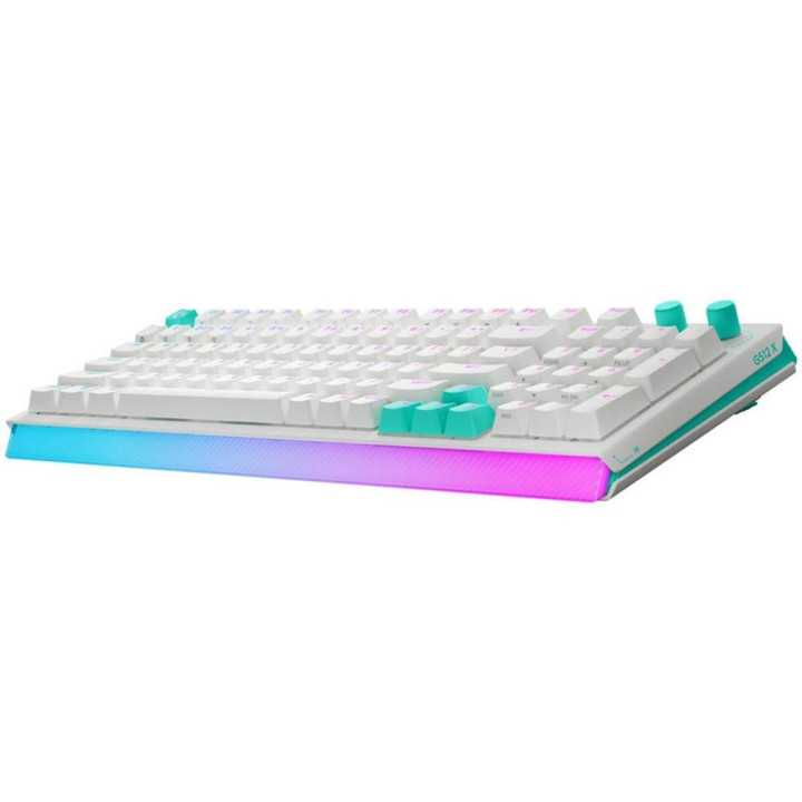 Геймърска механична клавиатура Logitech G512 X, 98%, Dual Swap Analog/Mechanical, RGB подсветка, USB, бяла - 920-014003 - 12