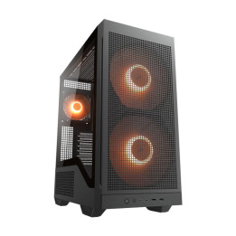 Кутия за компютър COUGAR MX600 Max RGB Black, 2x200mm ARGB PWM вентилатора - CGR-2ZA50B-RGB - 1