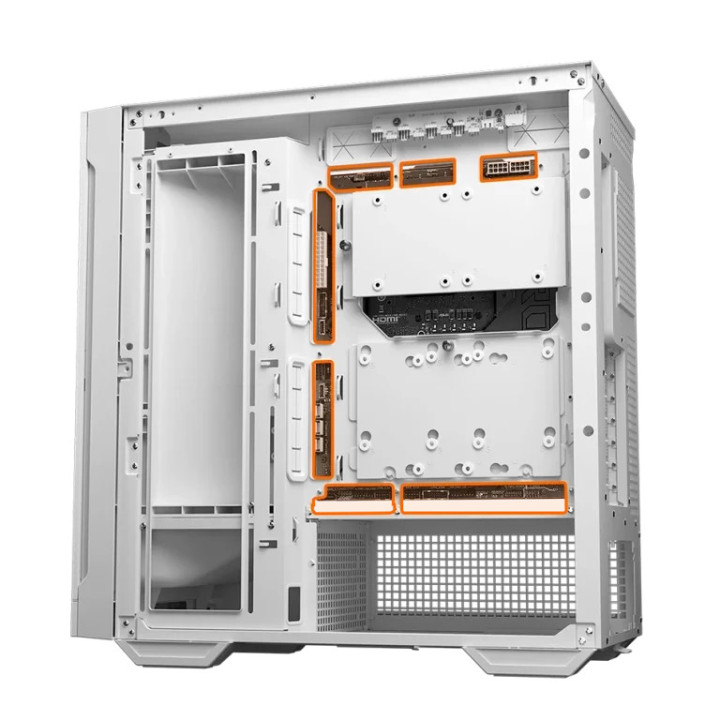 Кутия за компютър COUGAR MX600 Max RGB White, 2x200mm ARGB вентилатора - CGR-2ZA50W-RGB - 9