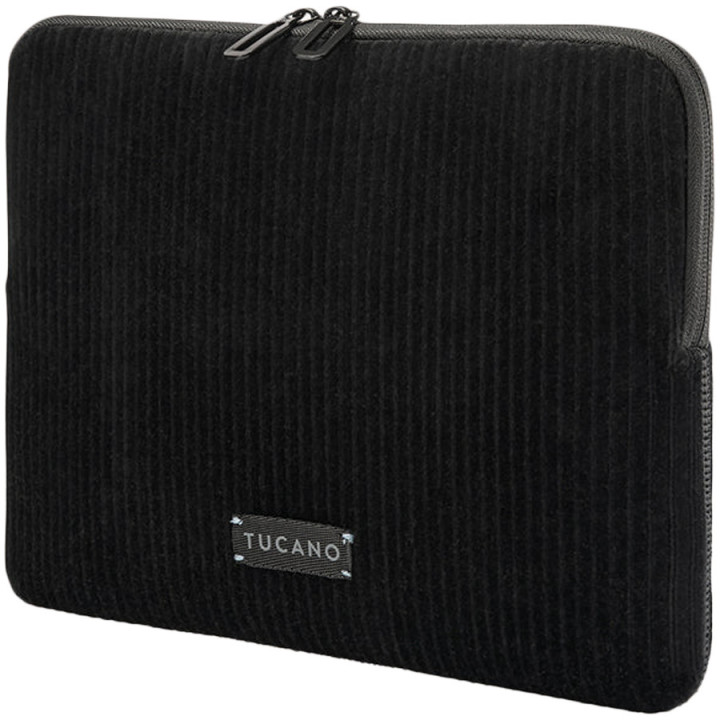 Калъф Tucano Velluto 2, за MacBook Air 13/ MacBook Pro 13/ лаптопи 12", неопрен, черен - BFVEL2MB13-BK - 2