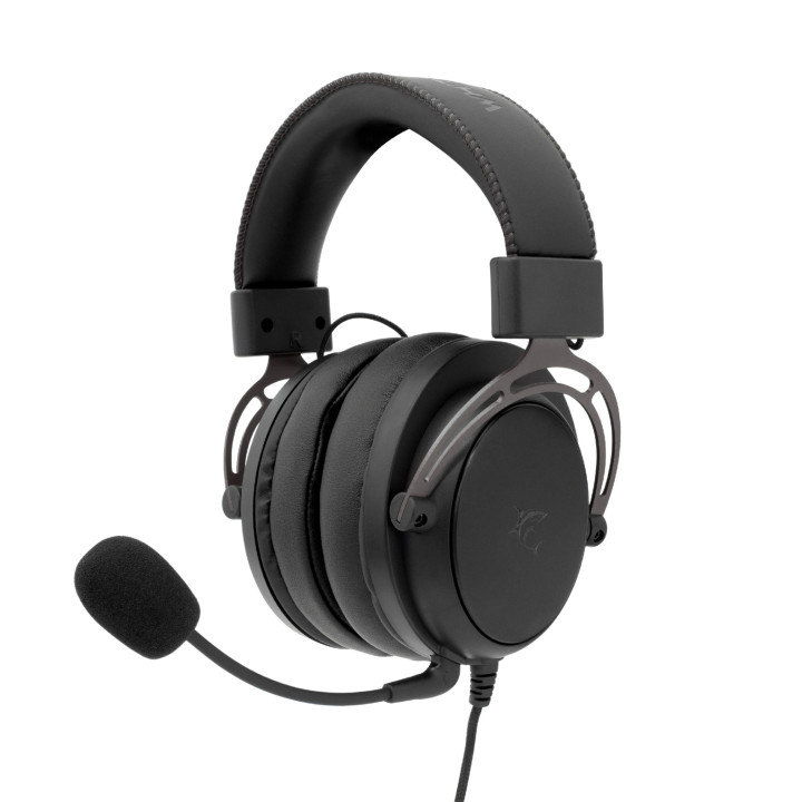 Геймърски слушалки White Shark Gorilla, 53mm драйвери, стерео 2.0, микрофон - GORILLA-BLACK/GREY - 1
